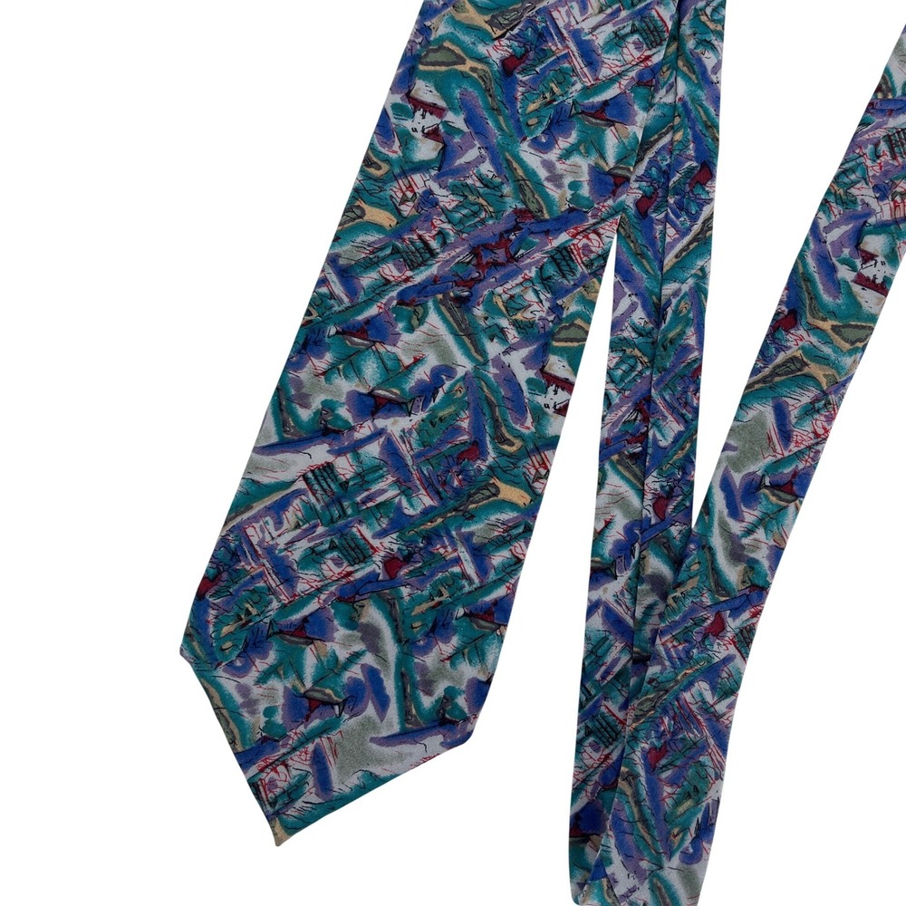 Molecular Expressions Scotch Under Microscope Silk Tie Stonehenge Cocktail Blue